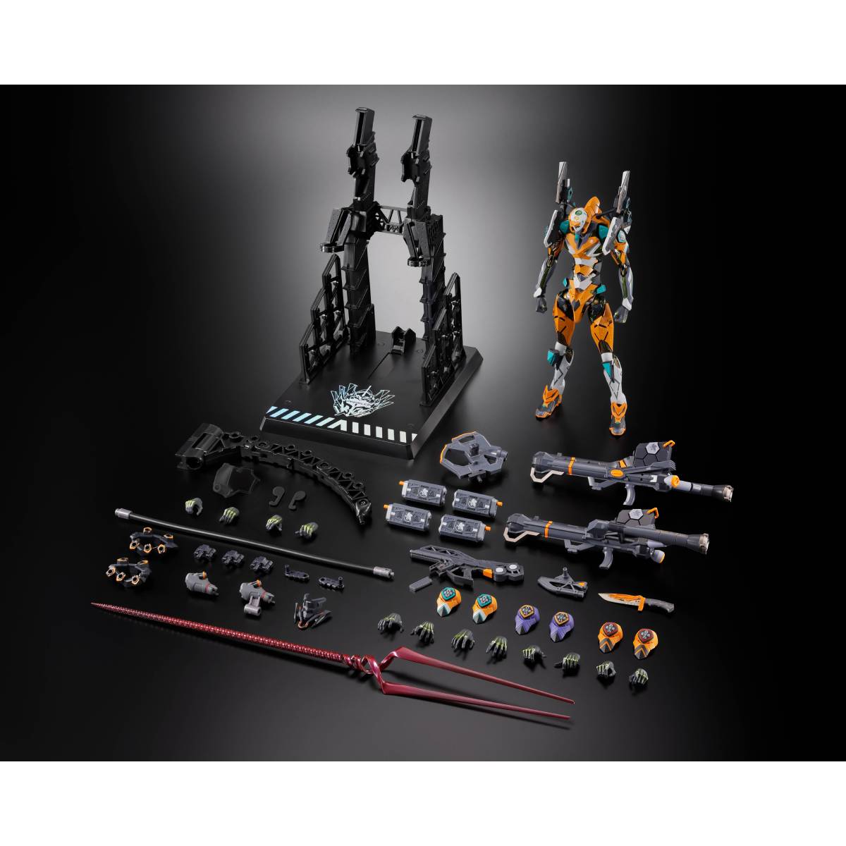 METAL BUILD EVANGELION PROTO TYPE-00/00' 30TH WITH THE SPEAR OF LONGINUS EVANGELION TAMASHII NATIONS