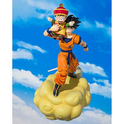 S.H.FIGUARTS SON GOKU & SON GOHAN -KID- & KINTOUN DRAGON BALL TAMASHII NATIONS