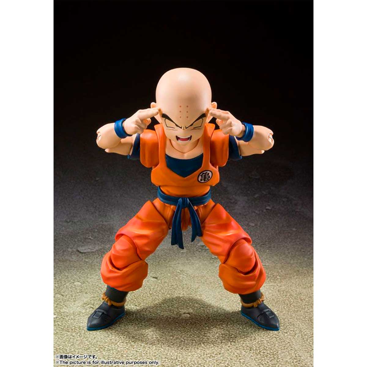 S.H.FIGUARTS KRILLIN-EARTH'S STRONGEST MAN- (REISSUE) TAMASHII NATIONS