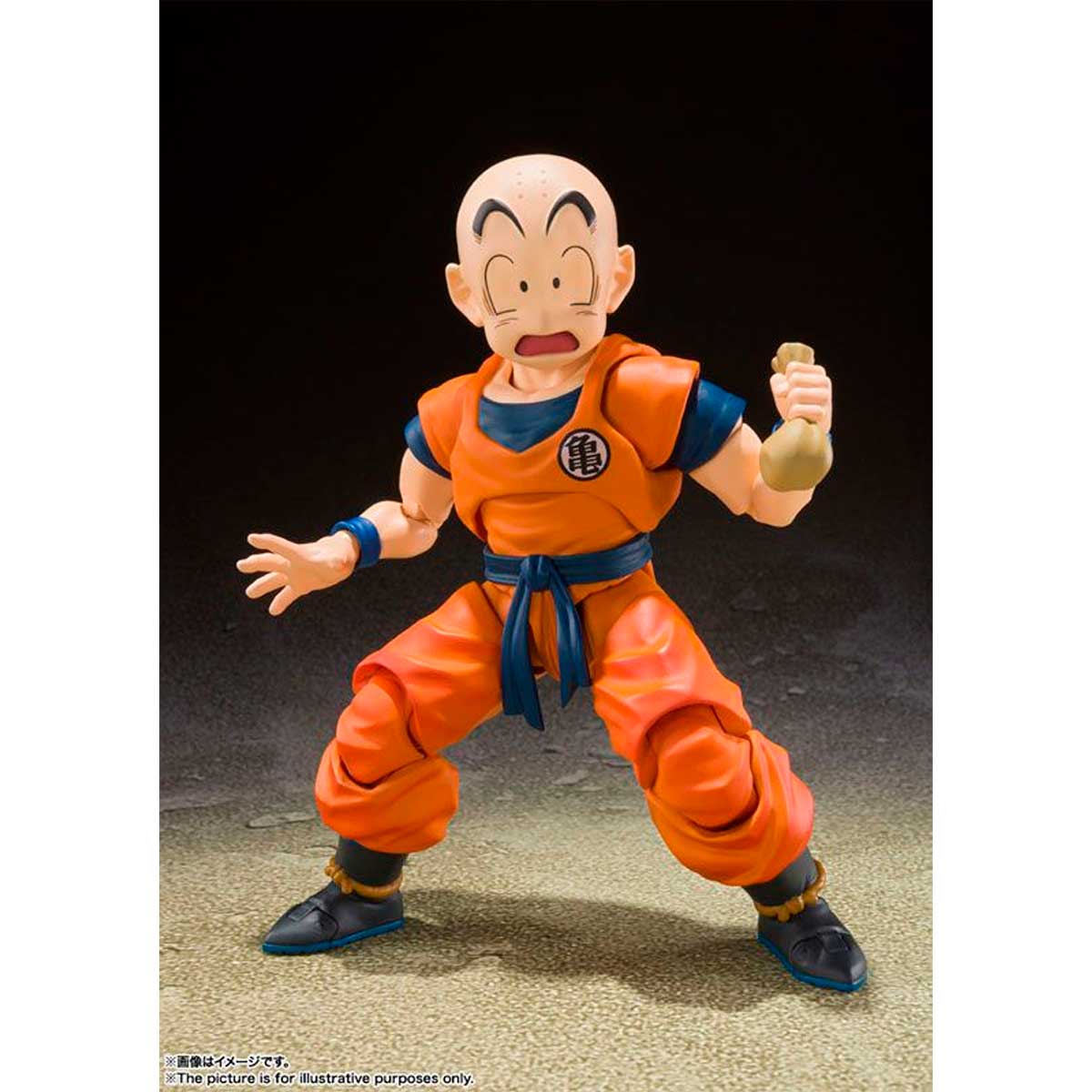 S.H.FIGUARTS KRILLIN-EARTH'S STRONGEST MAN- (REISSUE) TAMASHII NATIONS