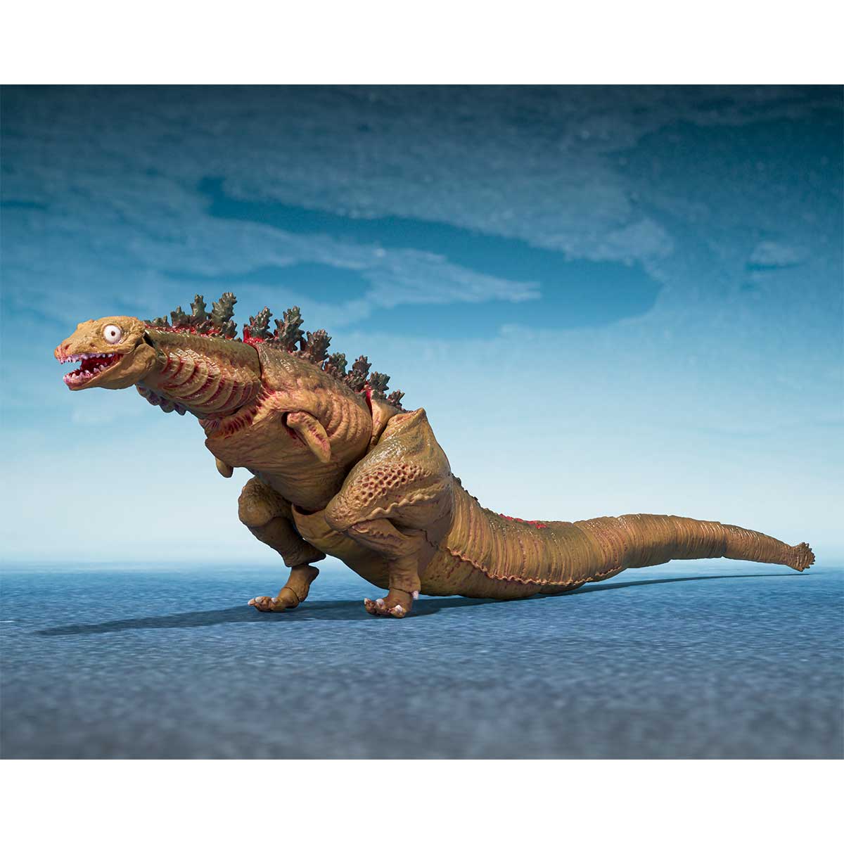 S.H.MONSTERARTS GODZILLA [2016] THE SECOND FORM &amp; THIRD FORM &amp; GIANT UNIDENTIFIED CREATURE SET TAMASHII NATIONS