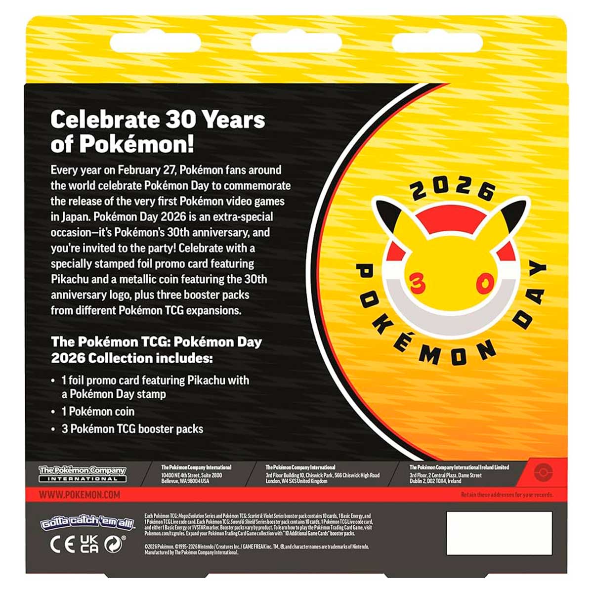 POKÉMON DAY 2026 COLLECTION INGLÉS POKEMON COMPANY