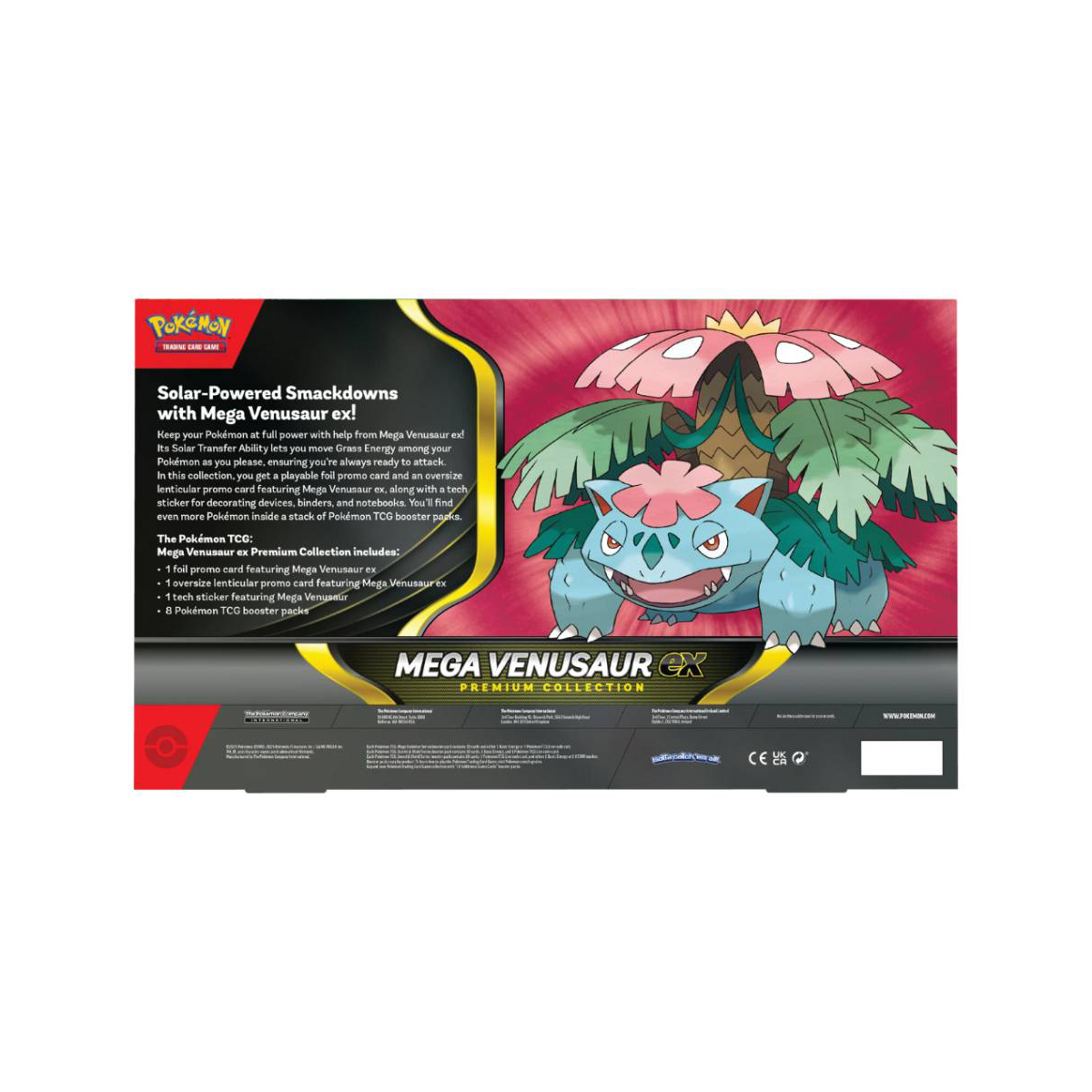 MEGA VENUSAUR EX PREMIUM COLLECTION INGLÉS POKEMON COMPANY
