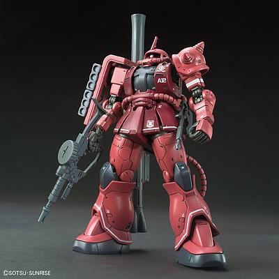 MODEL KIT HG 1/144 MS 06S ZAKU II PRINCIPALITY OF ZEON CHAR AZNABLE’S MOBILE SUITS RED COMET VER. BANDAI HOBBY