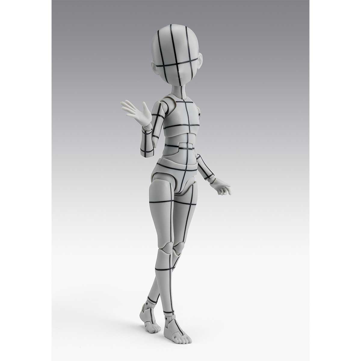 S.H.Figuarts BODY-CHAN -KEN SUGIMORI- Edition -WIREFRAME-(Gray Color Ver.) TAMASHII NATIONS