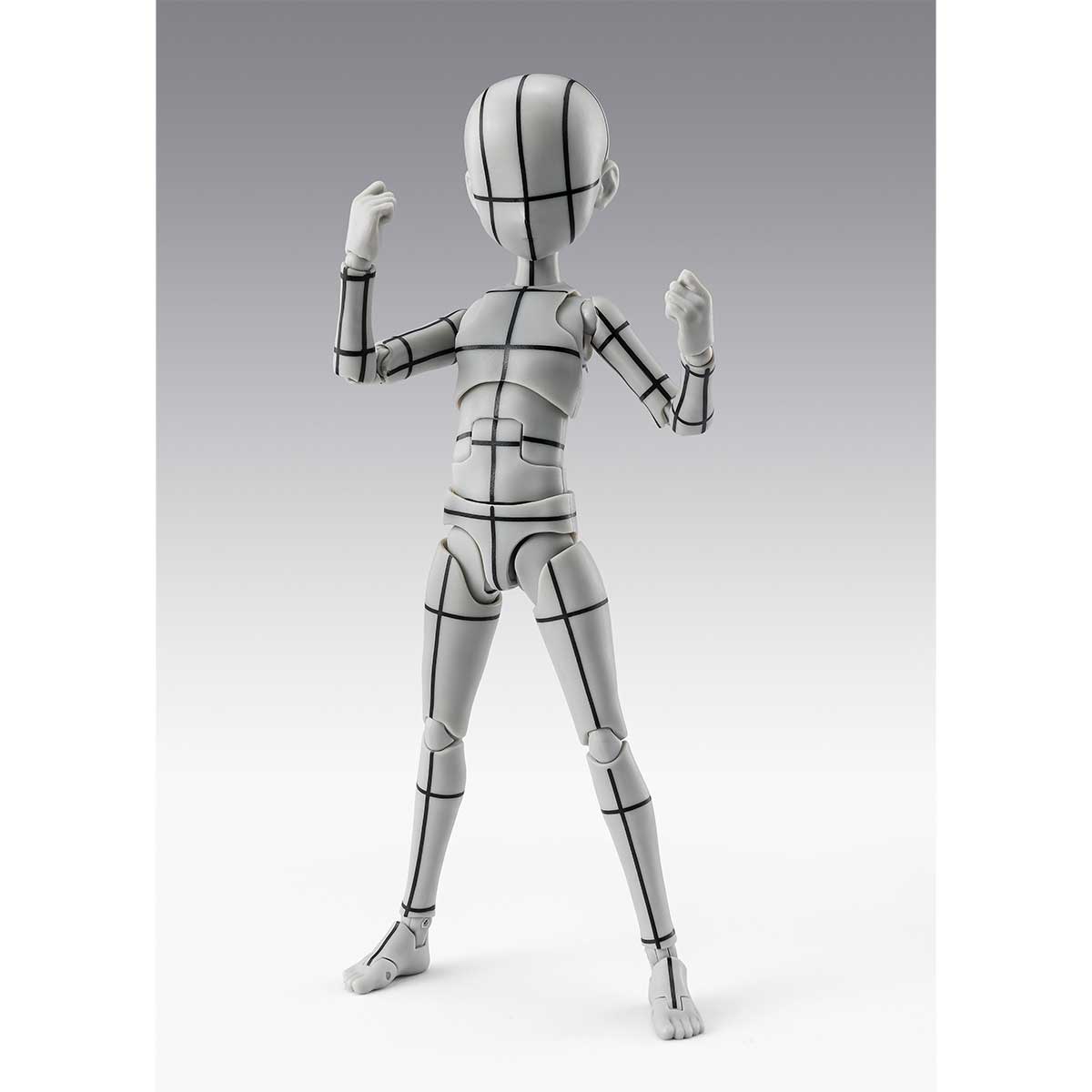 S.H.Figuarts BODY-KUN -KEN SUGIMORI- Edition -WIREFRAME-(Gray Color Ver.)  TAMASHII NATIONS