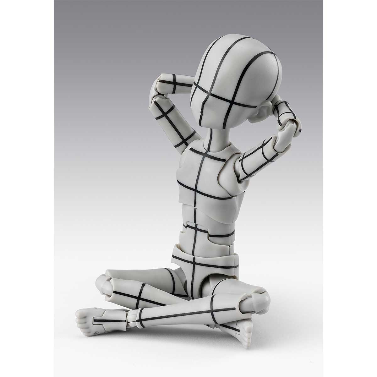 S.H.Figuarts BODY-KUN -KEN SUGIMORI- Edition -WIREFRAME-(Gray Color Ver.)  TAMASHII NATIONS