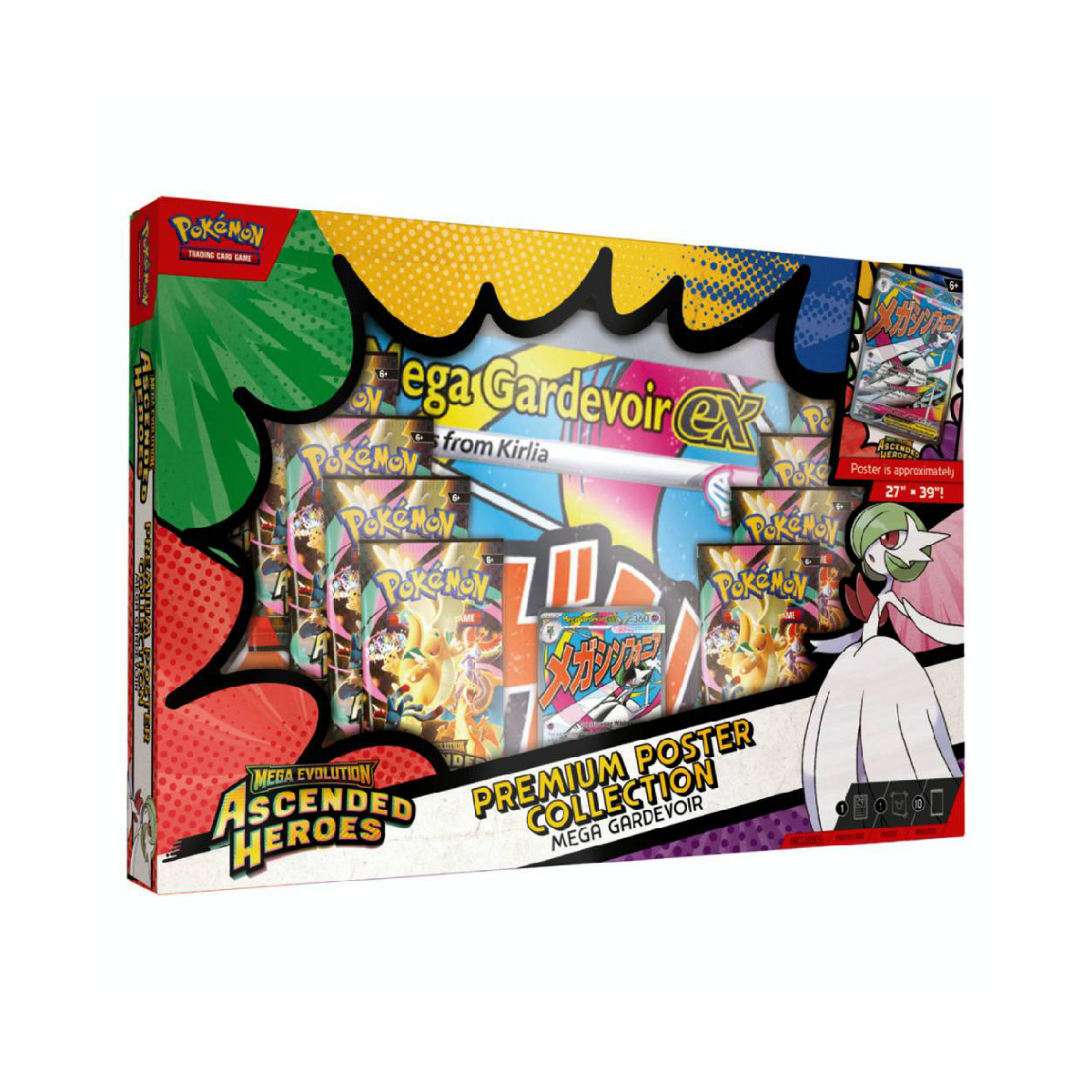 ASCENDED HEROES PREMIUM POSTER COLLECTION INGLÉS POKEMON COMPANY