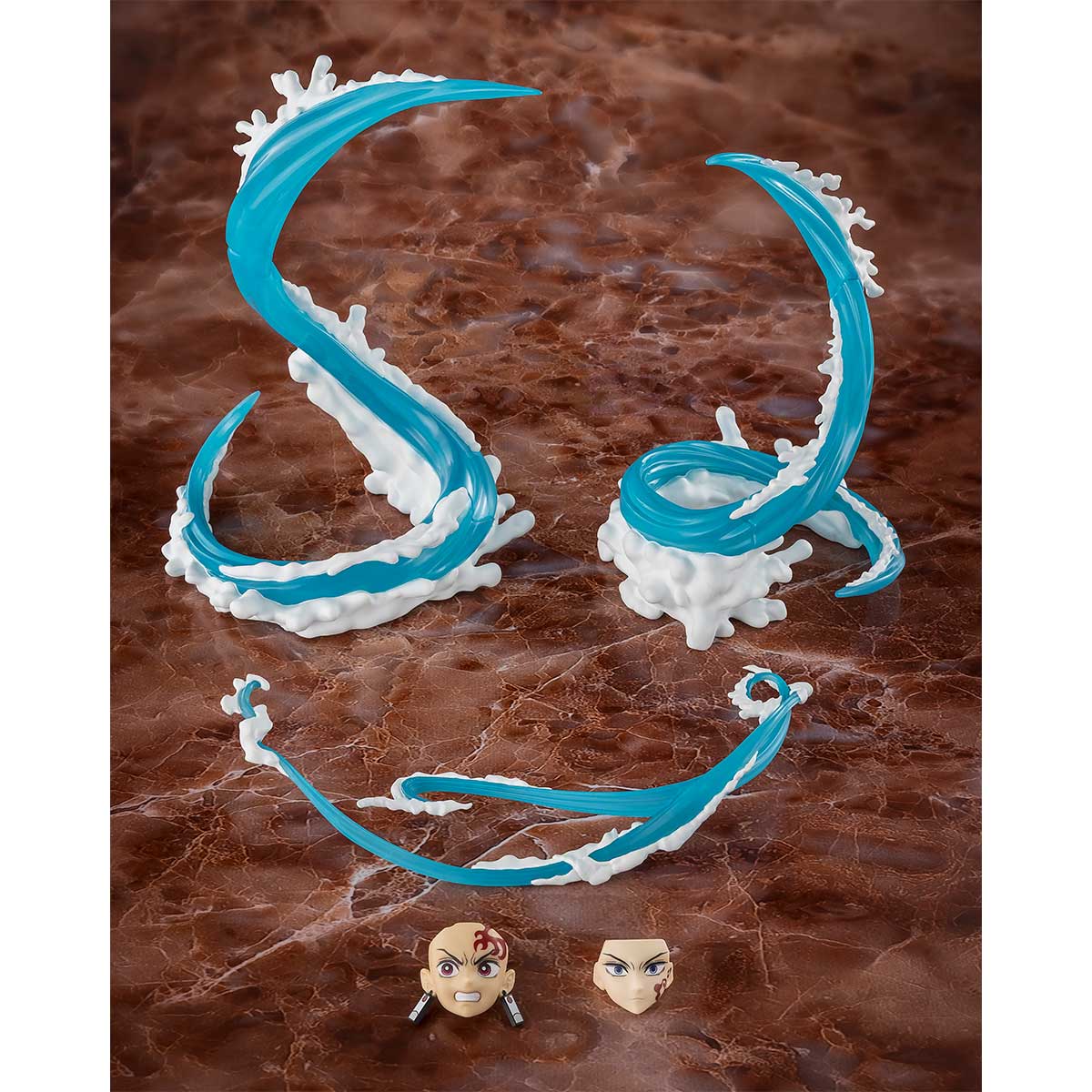 S.H.FIGUARTS TANJIRO KAMADO AND GIYU TOMIOKA WATER BREATHING EFFECT SET TAMASHII NATIONS