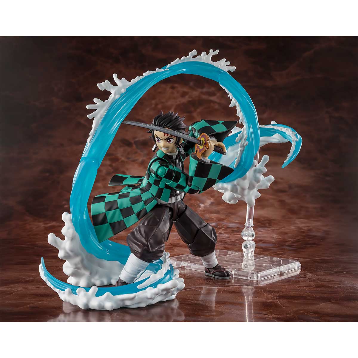 S.H.FIGUARTS TANJIRO KAMADO AND GIYU TOMIOKA WATER BREATHING EFFECT SET TAMASHII NATIONS