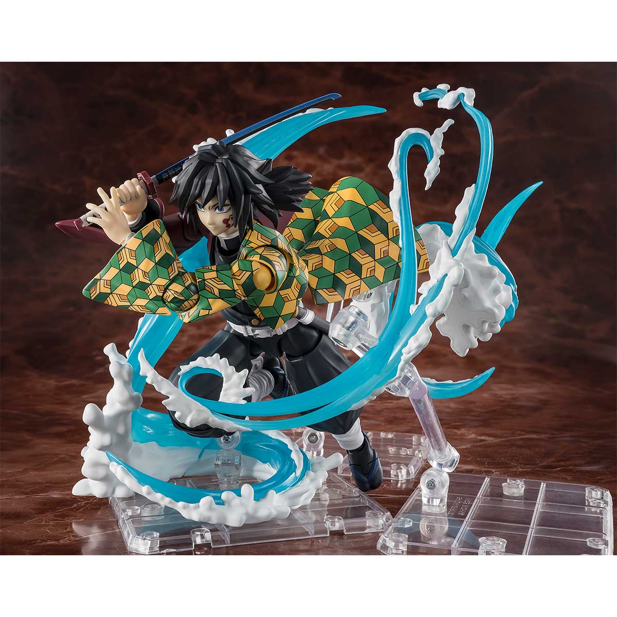 S.H.FIGUARTS TANJIRO KAMADO AND GIYU TOMIOKA WATER BREATHING EFFECT SET TAMASHII NATIONS