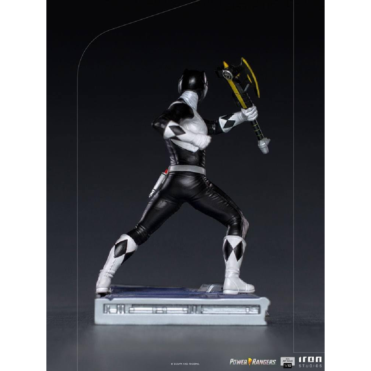 ESTATUA BLACK RANGER BDS ART SCALE 1 10 POWER RANGERS IRON STUDIOS IRON STUDIOS