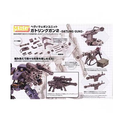 KIT ACCESORIOS HEAVY WEAPON UNIT32 GATLING GUN2 KOTOBUKIYA