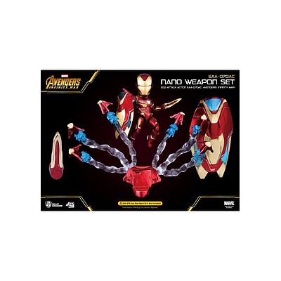 FIGURA ACCION EAA 070AC AVENGERS INFINITY WAR IRON MAN NANO WEAPON SET BEAST KINGDOM