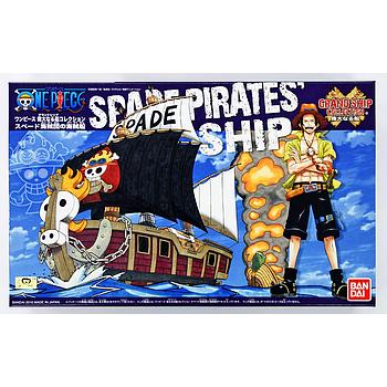 [4573102557223] MODEL KIT GRAND SHIP COLLECTION SPADE PIRATES' SHIP 2022 BANDAI HOBBY