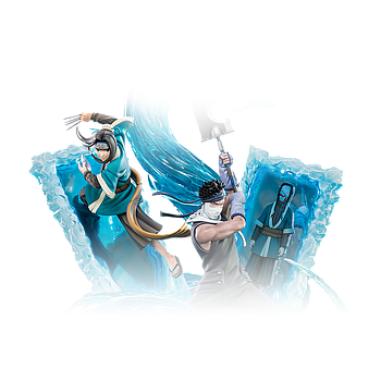 [5453003573883] ESTATUA NARUTO ZABUZA & HAKU HQS TSUME