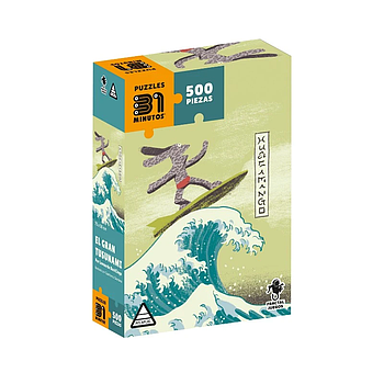 [793969564064] EL GRAN TUSUNAMI (PUZZLE 500PCS) FRACTAL