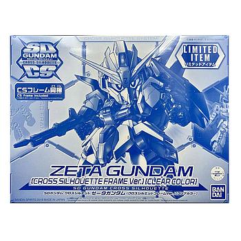 [4573102554147] MODEL KIT SD GUNDAM CROSS SILHOUETTE ZETA GUNDAM CROSS SILHOUETTE FRAME VER. CLEAR COLOR BANDAI HOBBY