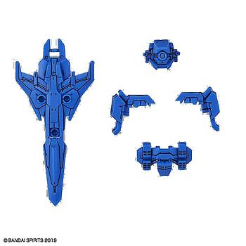 [4573102577849] KIT ACCESORIOS 30MM 1/144 OPTION ARMOR FOR LONG RANGE SNIPING ALTO EXLUSIVE/BLUE  BANDAI HOBBY