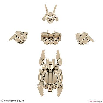 [4573102578112] KIT ACCESORIOS 30MM 1/144 OPTION ARMOR FOR CLOSE FIGHTING PORTANOVA EXCLUSIVE/SAND YELLOW  BANDAI HOBBY