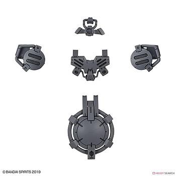 [4573102578129] KIT ACCESORIOS 30MM 1/144 OPTION ARMOR FOR SPECIAL SQUD PORTANOVA EXCLUSIVE/LIGHT GRAY  BANDAI HOBBY