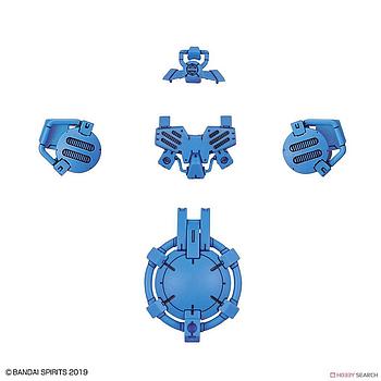 [4573102578136] KIT ACCESORIOS 30MM 1/144 OPTION ARMOR FOR SPECIAL SQUD PORTANOVA EXCLUSIVE/LIGHT BLUE BANDAI HOBBY