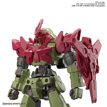 [4573102581907] KIT ACCESORIOS 30MM 1/144 OPTION ARMOR FOR COMMANDER TYPE PORTANOVA EXCLUSIVE/ RED  BANDAI HOBBY
