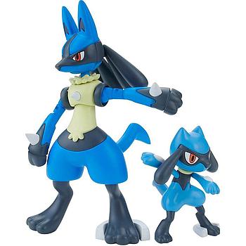 [4573102608567] POKÉMON MODEL KIT RIOLU & LUCARIO BANDAI HOBBY