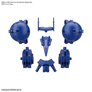[4573102610287] KIT ACCESORIOS 30MM 1/144 OPTION ARMOR FOR HIGH MOBILITY CIELNOVA EXCLUSIVE / BLUE  BANDAI HOBBY