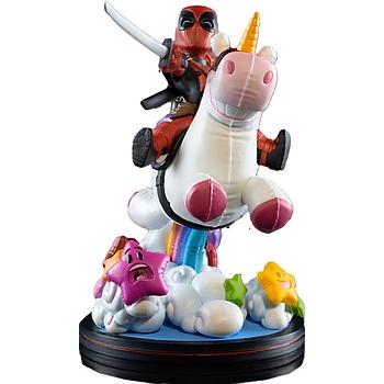 [812095025024] ESTATUA DEADPOOL X UNICORN Q FIG MAX ELITE DIORAMA QUANTUM MECHANIX