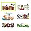 DIORAMA COLLECTION OF WORDS SNOOPY TAKARA TOMY