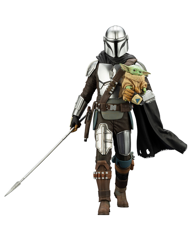 ESTATUA ARTFX+ MANDALORIAN™&amp; GROGU™ WITH BESKAR STAFF KOTOBUKIYA