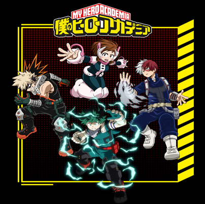 POLERA BOKU NO HERO CLASE A TALLA L NEGRA TAKE 1