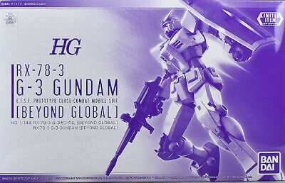 MODEL KIT HG 1/144 RX-78-3 G-3 GUNDAM BEYOND GLOBAL BANDAI HOBBY