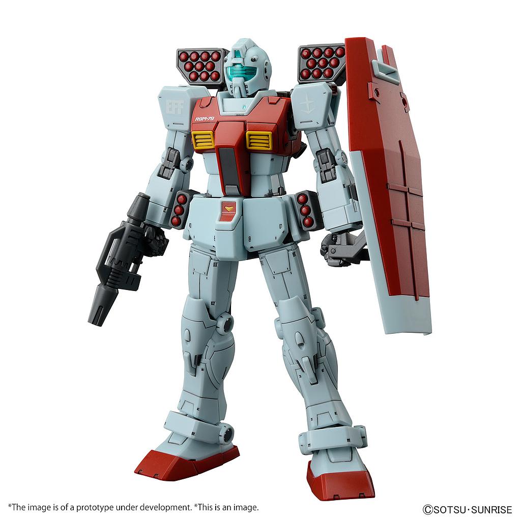 MODEL KIT HG 1/144 GM SHOULDER CANNON - MISSILE POD BANDAI HOBBY