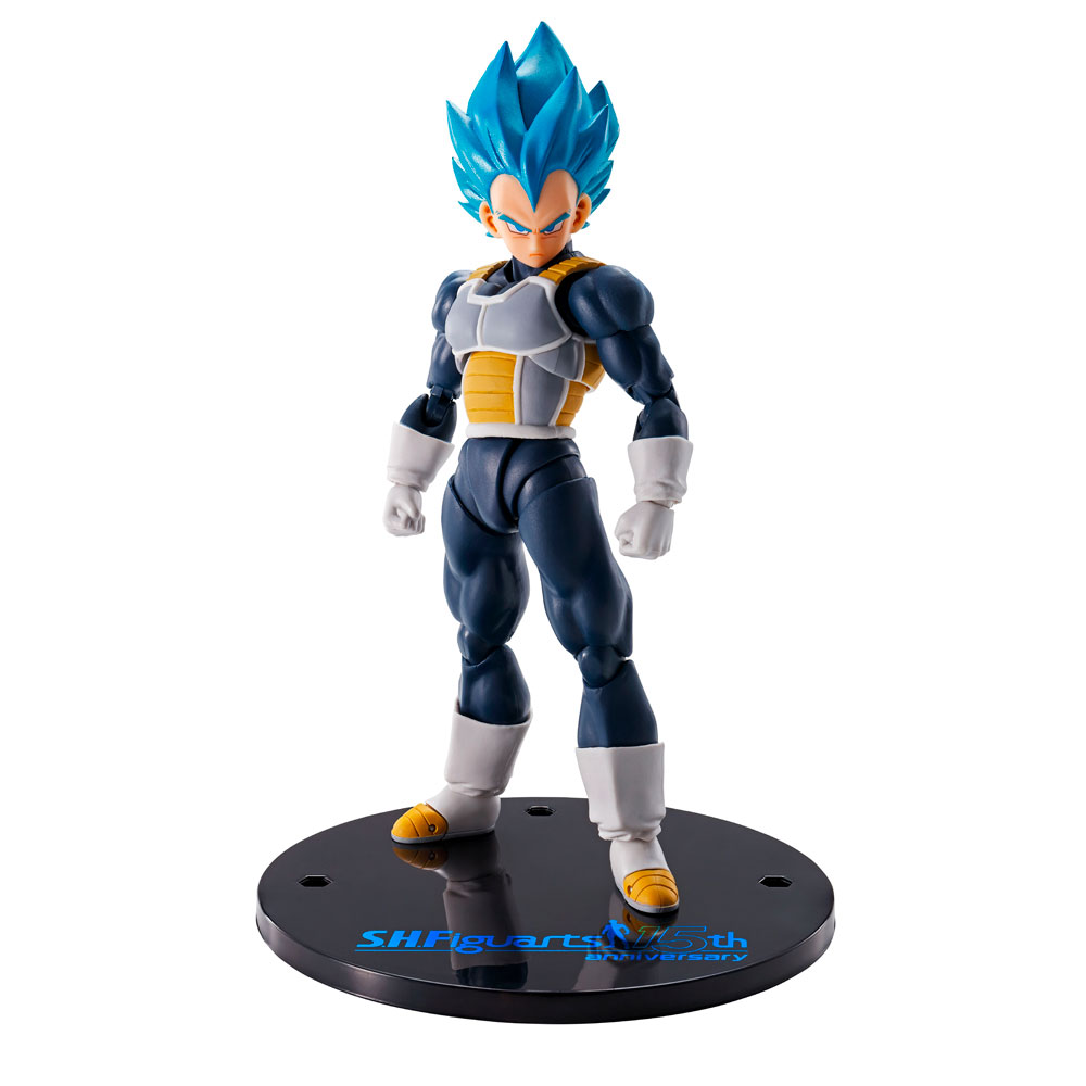 S.H.FIGUARTS SAIYAN GOD VEGETA SUPER 15th ANNIVERSARY VER DRAGON BALL SUPER