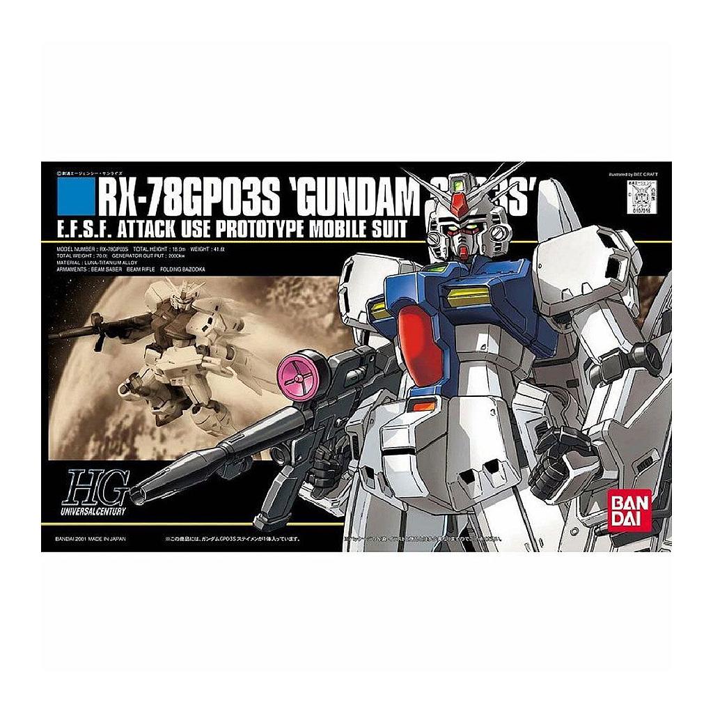 MODEL KIT  1/144 HGUC RX-78GP03S GUNDAM BANDAI HOBBY