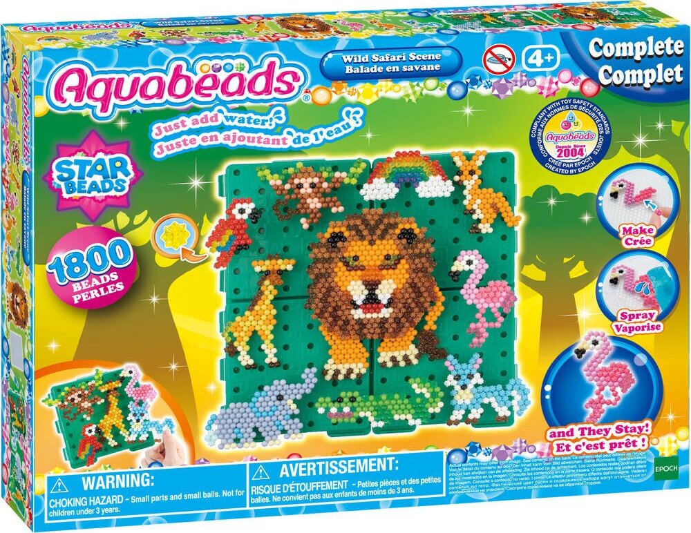CONJUNTO WILD SAFARI AQUABEADS