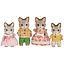 Familia Gato de rayas Sylvanian Families Epoch