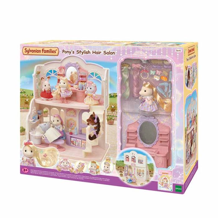  SALON DE BELLEZA DE PONYS SYLVANIAN FAMILIES