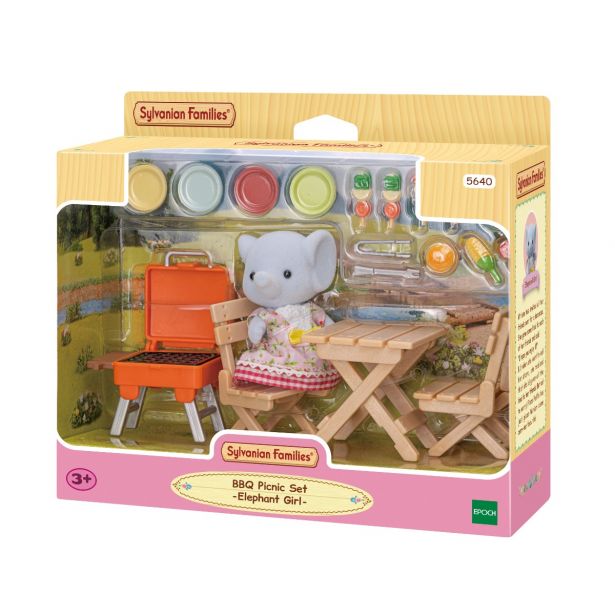  SET BARBACOA MIRIAM ELEFANTE SYLVANIAN FAMILIES