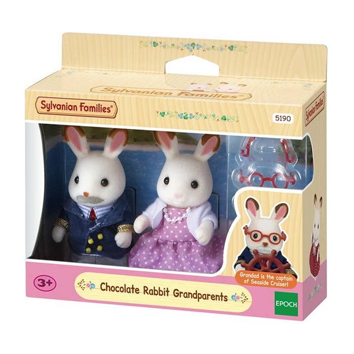 ABUELOS CONEJO CHOCOLATE SYLVANIAN FAMILIES
