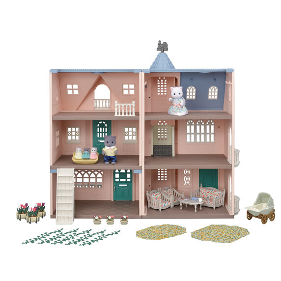 SET DELUXE CELEBRATION HOME SYLVANIAN FAMILIES GEEKZ