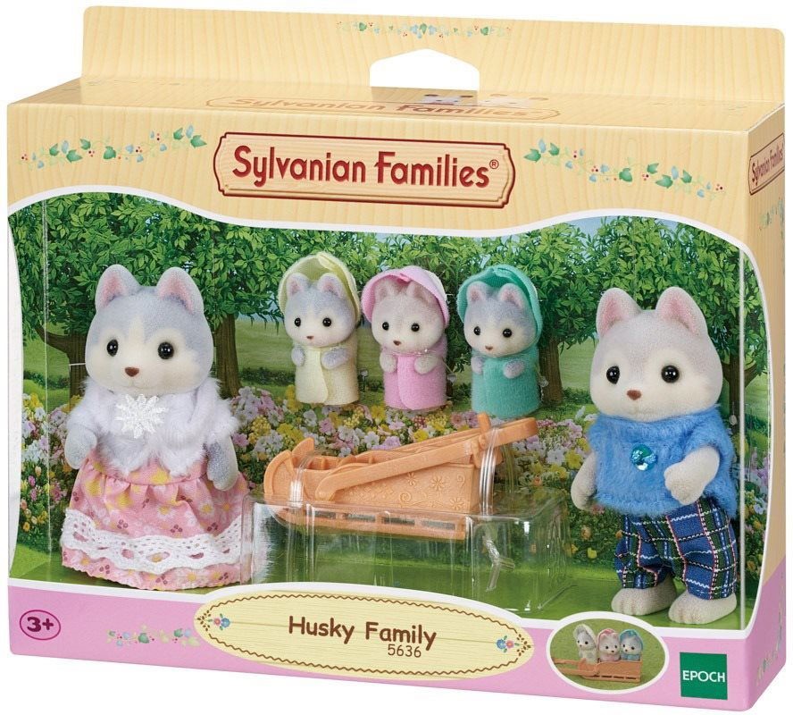  FAMILIA HUSKY SYLVANIAN FAMILIES