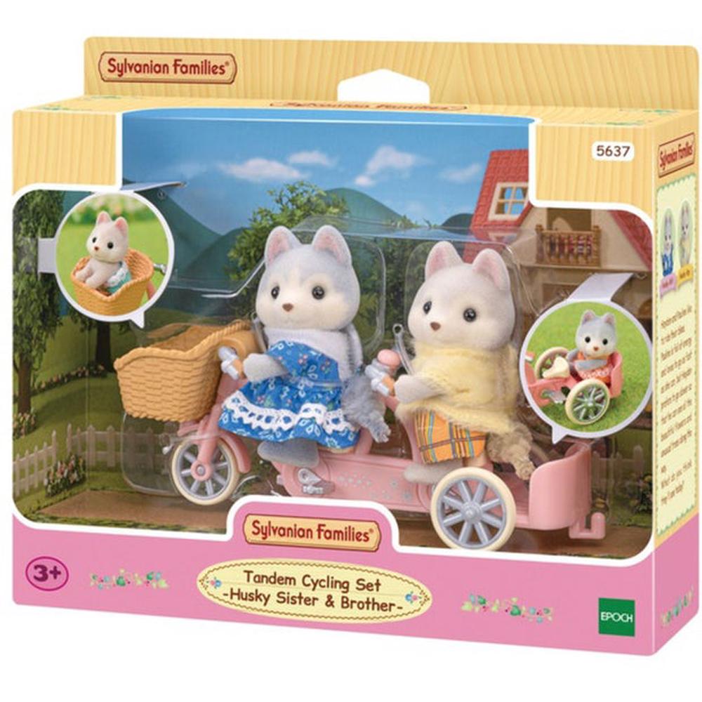 HERMANOS HUSKY EN TANDEM SYLVANIAN FAMILIES