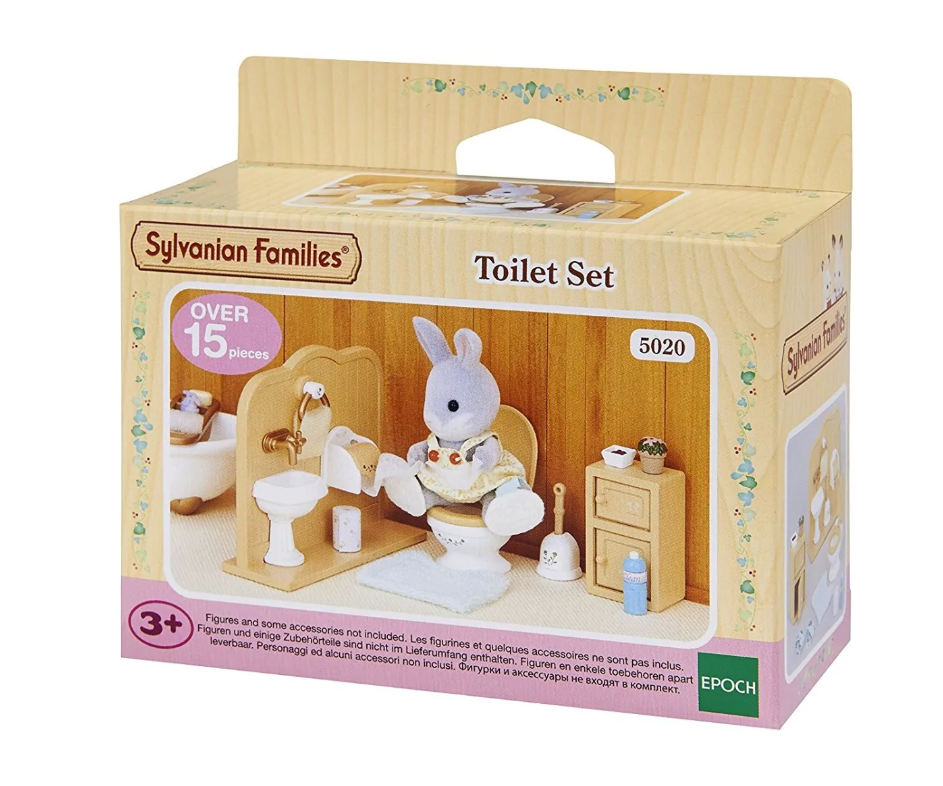  SET DE BAÑO SYLVANIAN FAMILIES