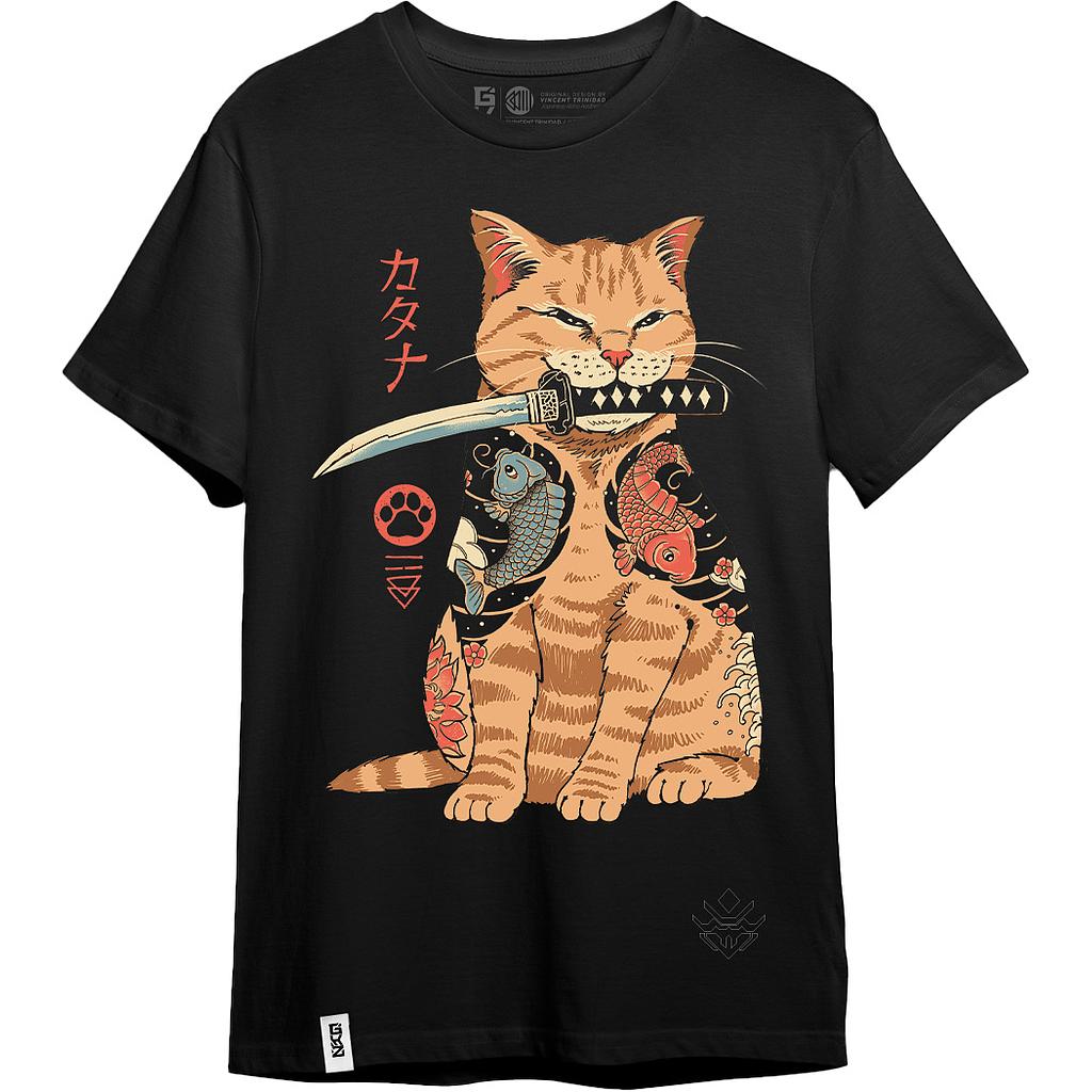 POLERA CATANA NEGRA BY VINCENT TRINIDAD NEGRA - GKZ