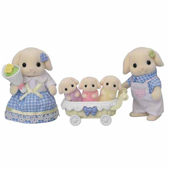 FAMILIA CONEJO FLORA SYLVANIAN FAMILIES