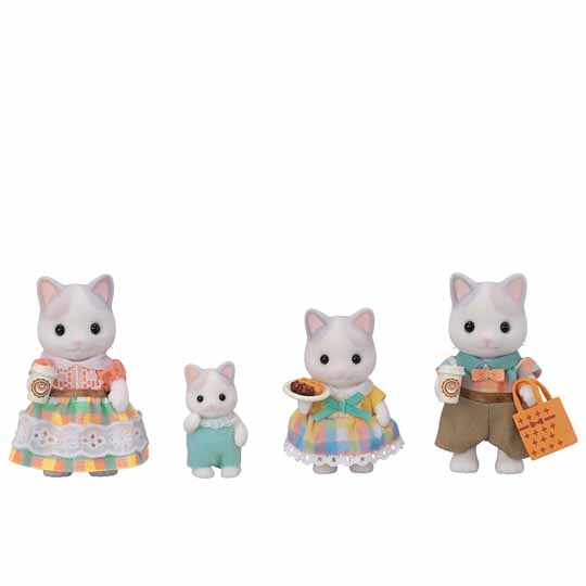 FAMILIA GATO LATTE SYLVANIAN FAMILIES