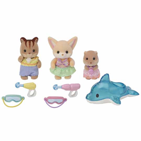 AMIGOS DE LA GUARDERÍA: FIESTA EN LA PISCINA SYLVANIAN FAMILIES